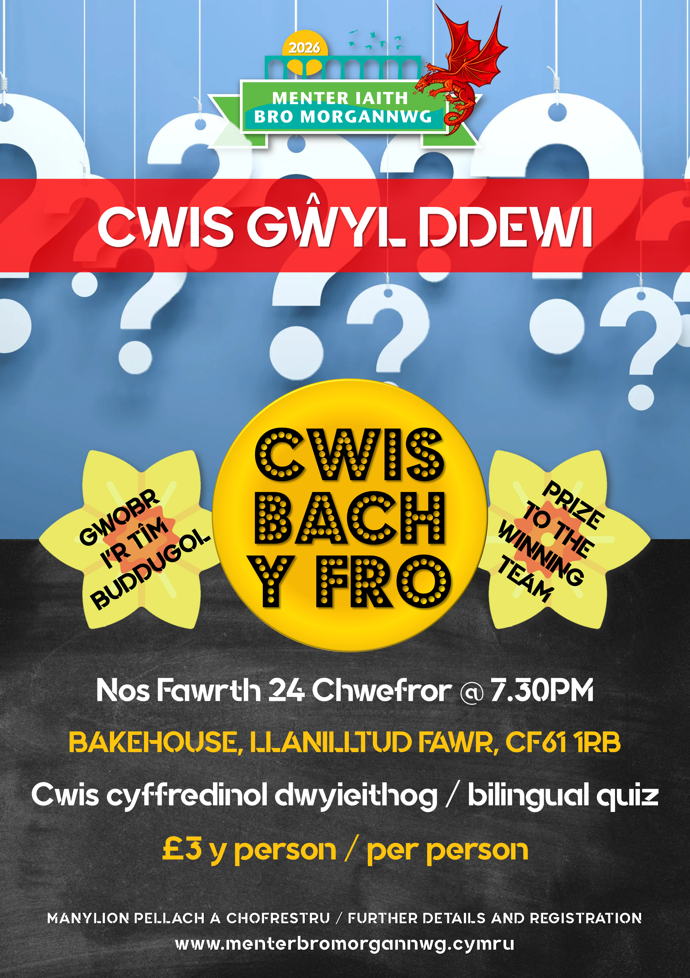 Cwis Bach y Fro: Chwefror 2026